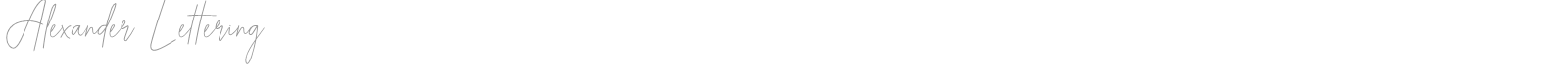 Alexander Lettering font preview